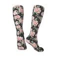 thumbnail image 4 of Haiem Rose Flowers Socks, Funny Novelty Crazy Design Cotton Socks Sports Socks Knee High Socks For Men, Women,1Pairs - Gift For Working Friends, 4 of 9