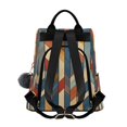 thumbnail image 2 of FORMRS Women's Travel Backpack Purse Anti-Theft Hidden Pockets Casual Shoulder Bag, Beige Geometric, 2 of 7