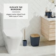 thumbnail image 3 of Hearth & Harbor 20 Piece Bamboo Bathroom Sets, Navy Blue Bathroom Accessories Sets for Minimalistic Bathroom Décor, 3 of 8