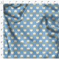 thumbnail image 4 of Soimoi Blue Poly Georgette Fabric Wreath & Stripe Print Fabric by Yard 42 Inch Wide, 4 of 5