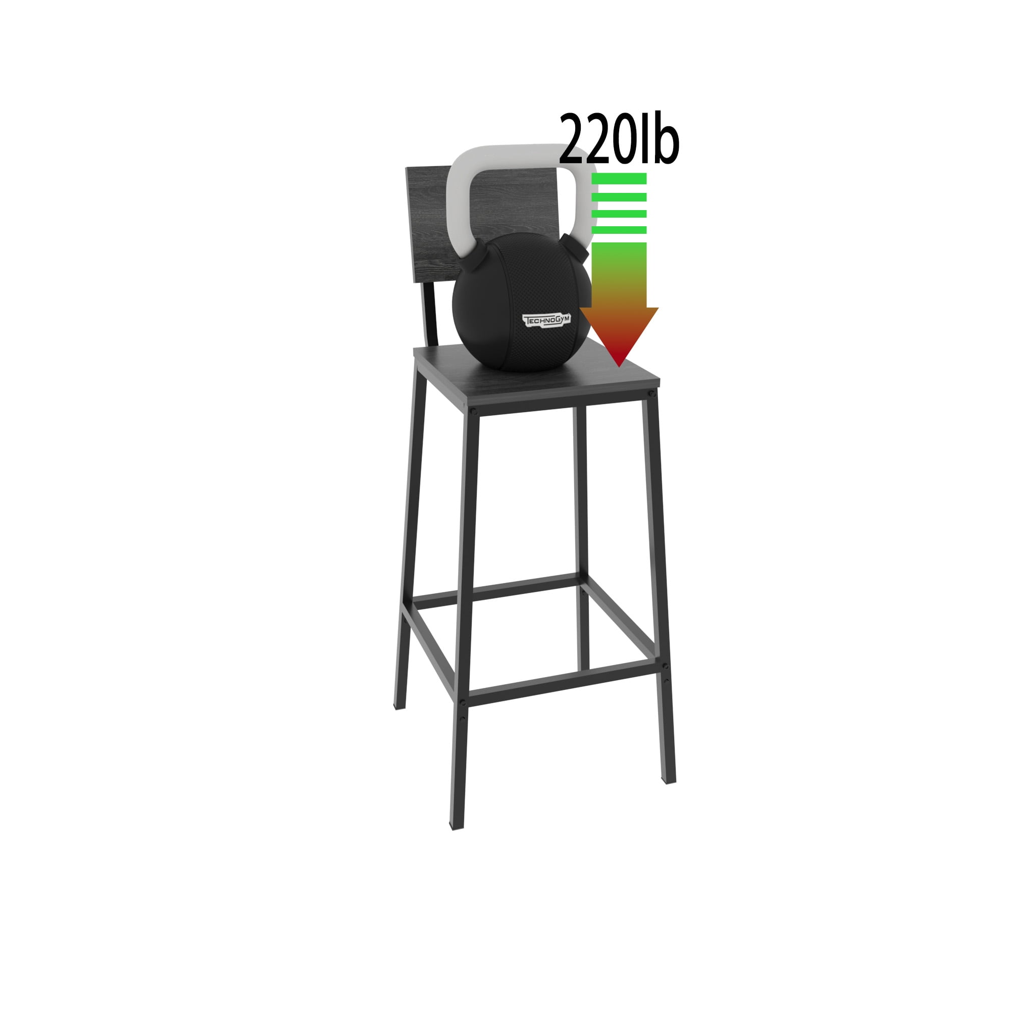 GARITIN 3 Piece Bar Table Set with 2 Bar Stools, Round Pub Height Bistro Table with Storage Shelf for Kitchen Apartment Balcony, Charcoal Grey