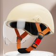 thumbnail image 2 of Casco de motocicleta Casco de bicicleta para hombres y mujeres adultos Desplazamientos en bicicleta Amarillo, 2 of 9