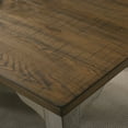 thumbnail image 5 of Roundhill Furniture Breda Antique Gray and Dark Oak Finished Wood Dining Table, 5 of 6