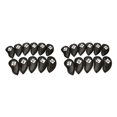 thumbnail image 1 of Guardoinrt Durable for Golf Iron Headcover Club Head Cover for Long-lasting Protection Secure Closure Black White 2PCS, 1 of 1