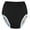 Black, variant on Huhudde Quick Dry Reusable Cotton Underpants Elastic Button Cloth Diaper Pants For Adults Teens Washable Incontinences Underwear