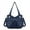 Dark Blue, variant on Women's Handbag Single Shoulder Bag with Detachable Strap Multiple Pockets