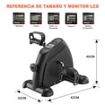thumbnail image 2 of Mini Bicicleta Estática Rehabilitación Entrenamiento Ajustable con Pantalla LED-Bicicleta Estatica-Ejercitador de Piernas-Máquina Portátil de Brazo y Pierna-Negro, 2 of 5
