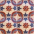 thumbnail image 2 of 4.2x4.2 Terra Madrid Talavera Mexican Tile, Set of 9 pcs, 2 of 3