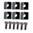 thumbnail image 1 of Abrazaderas Y Tornillos de tuerca de bloqueo Hugo 6pcs Para guitarra Eléctrica puente de trémolo Negro, 1 of 7