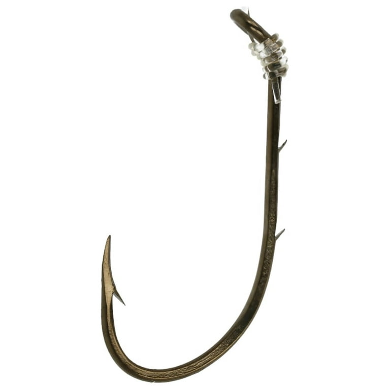 Eagle Claw 139H-7 Baitholder Hook Snell, Bronze, Size 7