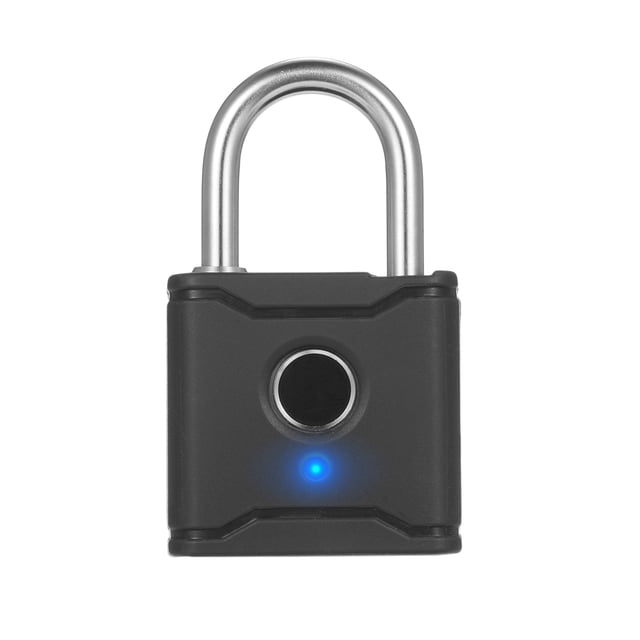T1004D Smart BT Fingerprint Padlock Rechargeable Keyless 20 Fingerprints Emergency Unlocking Easy Operation IP65 Waterproof