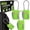 Green, variant on 3-Pack TSA Luggage Locks (Green)