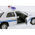 thumbnail image 6 of Ford Crown Victoria Police Interceptor, White - Kinsmart 5342D - 1/42 scale Diecast Car, 6 of 6