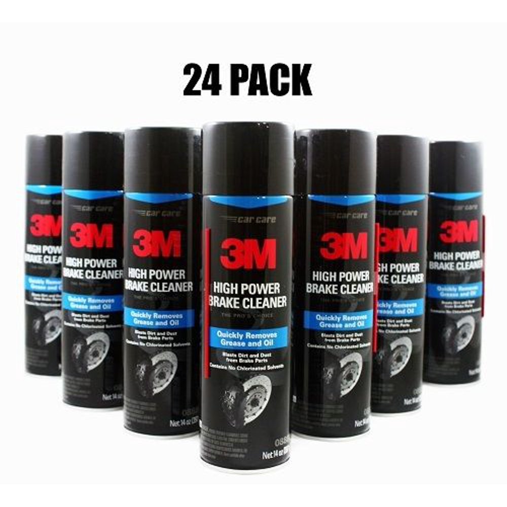 3M 08880 High Power Brake Cleaner Quickly Remove Grease and Oil (24