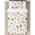 thumbnail image 2 of Sweet Jojo Designs Watercolor Woodland Forest Animals Twin Bed Comforter Bedding Set Boy Girl Gender Neutral Unisex, 2 of 5