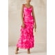 thumbnail image 4 of Vestido largo PRETTYGARDEN 2025 con estampado floral de verano para mujer, 4 of 9