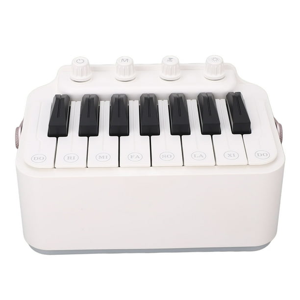 Altavoz BT Inalámbrico, Fácil Ajuste De Sonido HiFi Luz Ambiental RGB Alcance De Conexión De 15 M Tambor De Piano Electrónico Con Asa Para Entretenimiento Diario