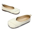 thumbnail image 2 of Meckior Women's Flats Shoes Comfortable PU Leather Slip On Round Toe Ballet Flats Casual Dress Flat Shoes for Walking, 2 of 6