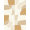 Beige Ivory Tan, Pattern 7, variant on Design&I 8'x10' Washable Area Rug Beige Freeform Cream Motif Balanced Asymmetry Muted Palette Neutral for King Size Bedroom, Under Bed, Sleek Flatweave Pet Friendly