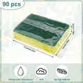 thumbnail image 3 of Armscye 90 Packs Dish Sponges Bulk, Individually Scrub Sponges, Uncompressed Wrapped Sponges, Non Scratch Dishes Scouring Pad for Kitchen Household Cleaning Dishes, 3 of 8