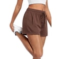 thumbnail image 5 of Cadmus Women's Drawstring Sweat Shorts High Waisted Summer Workout Casual Lounge Shorts with Pockets, 5 of 9