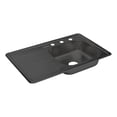 thumbnail image 3 of Fregadero Tarja Empotrar Acero Inox 80x50 C/kit Flex Negra (Escurridor Izquierdo), 3 of 3