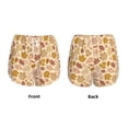 thumbnail image 5 of Lsque Fall Leaves Printed Women's Running Shorts with Liner Pockets,Elastic Quick Dry Workout Athletic Gym Yoga Shorts,Womens High Waist Shorts-X-Large, 5 of 9