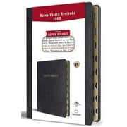Biblia Reina Valera Revisada 1960 Letra Sper Gigante, Smil Piel Negro Con ndice / Spanish Bible (Paperback) by Reina Valera Revisada 1960