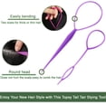 thumbnail image 4 of Accesorios para trenzas de cabello, herramientas para hacer cola de caballo, 5 pares de herramientas de cola de pelo de Tortie de plástico, accesorios de trenza francesa, bucles para peinar el cabello brillar Electrónica, 4 of 4