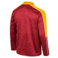thumbnail image 3 of Men's Colosseum Cardinal Iowa State Cyclones Marled Half-Zip Jacket, 3 of 3