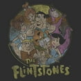 thumbnail image 2 of Men's The Flintstones Family Distressed Portrait  Graphic T-Shirt, 2 of 5