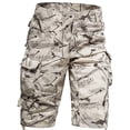 thumbnail image 2 of GrmtClth Men's Camouflage Print Cargo Shorts Multi Pocket Knee Length Short Trousers Athletic Outdoor Casual Loose Fit Shorts Beige 36short, 2 of 5