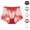 Red, variant on Underwear for women lace panties – Low-rise transparent lace triangle underwear for women, sexy seamless panties, breathable and fashionable for daily or lounge wear