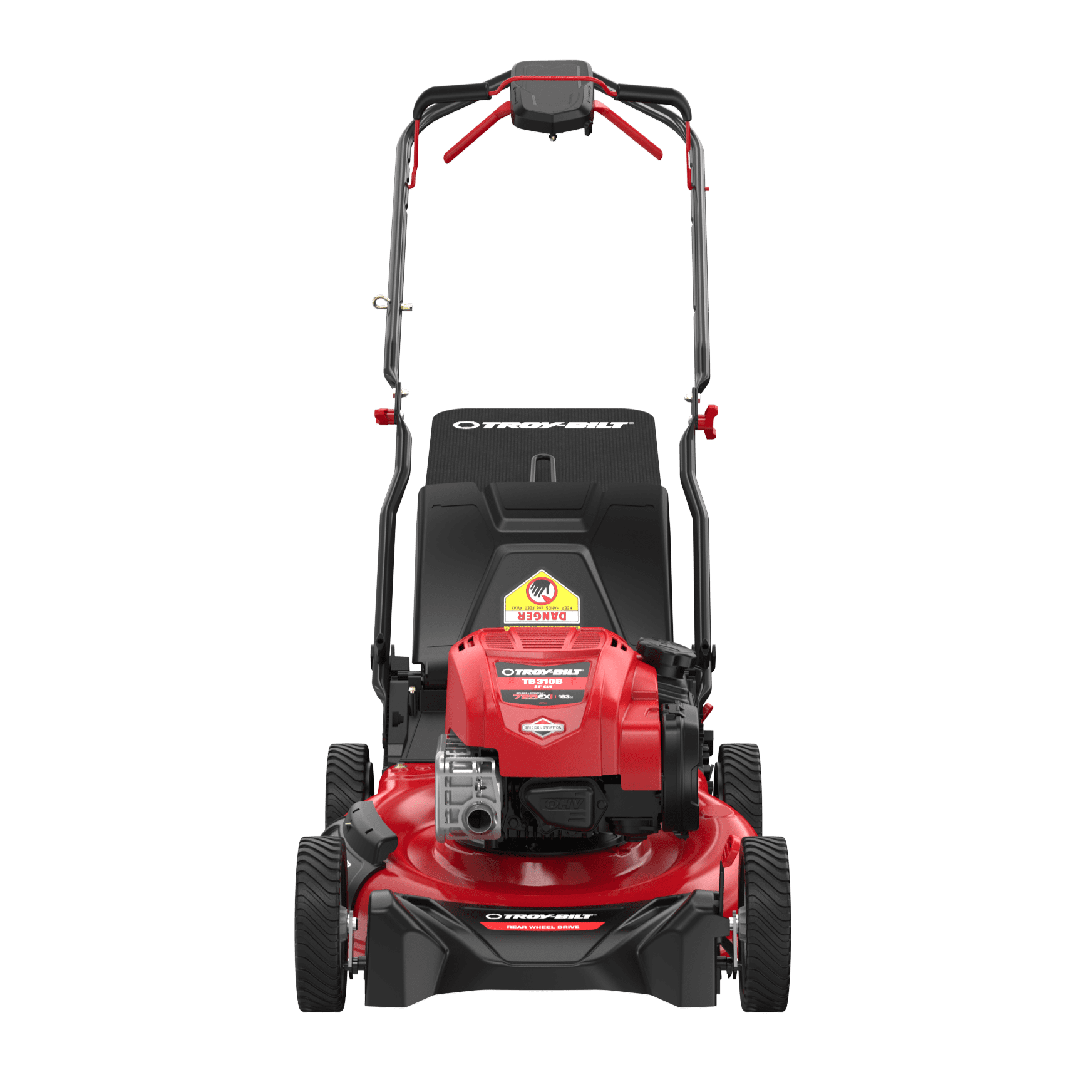 Troy-Bilt 21" 163cc Gas Rear-Wheel Drive Walk-Behind Mower, TB310