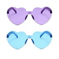 thumbnail image 4 of kurtrusly Peach Heart Sunglasses, 4 of 9