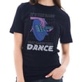 thumbnail image 3 of Big Size Bass Makes Them Dance Graphic Design Deluxe Jersey T-Shirt - Navy 3XL, 3 of 4