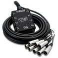 thumbnail image 2 of Hosa Pro-Conex Little Bro' Sub Snake - Audio cable - XLR3 female to 1/4" studs male - 50 ft, 2 of 2
