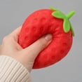 thumbnail image 4 of Strawberry Squishy Slow Rising Strawberry Stress Ball Squeezing Stress Relief Fidget Party Favor Gift, 4 of 5