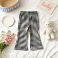 thumbnail image 5 of mgoYE Girl's Polka Dots Loose Fit Wide Leg Pants with Pocket(Grey,7-8 Years), 5 of 7