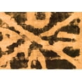 thumbnail image 1 of Ahgly Company Indoor Rectangle Abstract Orange Modern Area Rugs, 6' x 9', 1 of 4