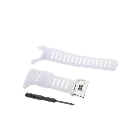 Bracelets de Montre en Caoutchouc pour Suunto Ampit3 Ampit Bracelet en Caoutchouc 2 Ampit 1 Argent Blanc