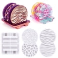 thumbnail image 2 of Molde de la coastera MATS MATS MOLDOS DIY CRAFT Fabricación de silicona Almacenamiento de silicona Molde Molde suave Resistencia al calor Resina Gadgets Accesorios Tipo 2 Speravity HA009805-02, 2 of 6