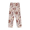 thumbnail image 4 of Kdxio Rabbit And Egg Print Men's Sleep Pajama Pant Lounge Pants with Pockets, 4 of 8