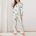 thumbnail image 2 of Naloa Easter Rabbit Pajamas for Women Set, Womens Pajama Sets, Lounge Sets for Women, 2pjs for Women-Medium, 2 of 7