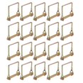 thumbnail image 1 of LAICAIW Square Safety Coupler Pin, 5/16 Inch x 2-1/4 Inch Shaft Locking Pin, Wire Lock Pin, Tractor Hitch Pin Assortment Kit (20), 1 of 7