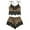 e Black, variant on Lindreshi Womens Pajamas Sets Leopard Print Lingerie Silk Underwear Sleepwear Nightdress Pajamas Satin