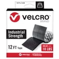 thumbnail image 1 of VELCRO Brand Heavy Duty Tape | 12 Foot Roll | Strong Sticky Back Adhesive Holds up to 10 lbs | Industrial Strength Fasteners for Indoor or Outdoor Use | 1-1/2in Width, Black (VEL-30836-USA), 1 of 7