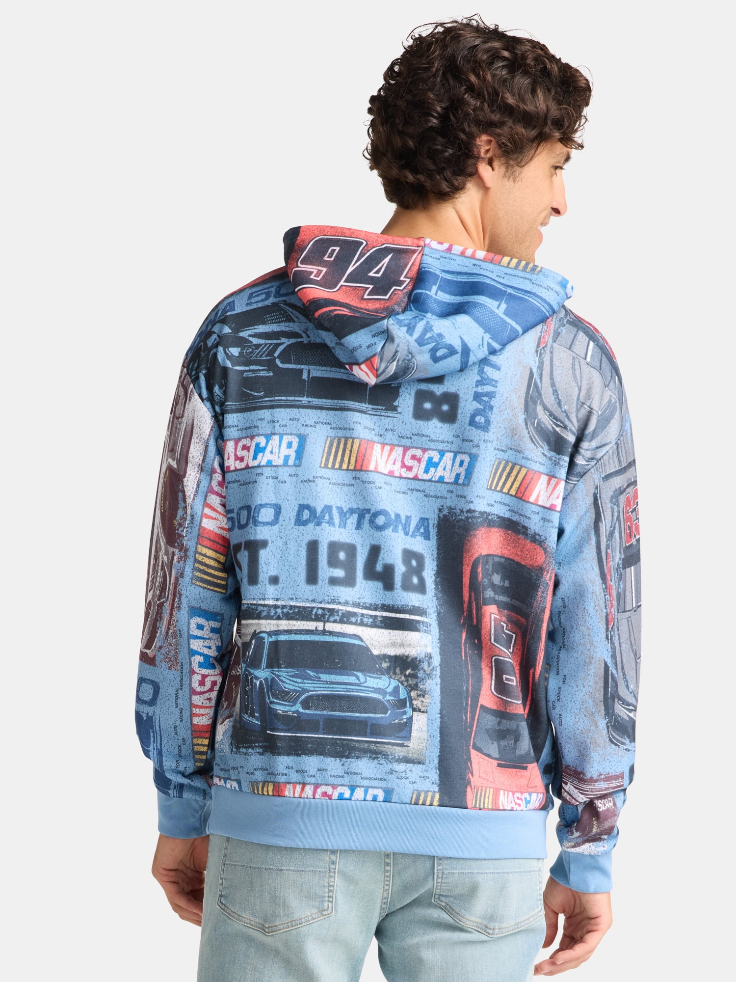 Nascar Men's & Big Men's Graphic Hoodie Sweatshirt, Sizes XS-3XL