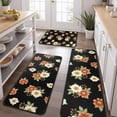 thumbnail image 2 of Pioneer Flower Floral Print Pattern Kitchen Rugs Sets Of 3,Kitchen Runner Rugs Non Skid Washable,Decorative Kitchen Floor Mats for Kitchen,Sink,Laundry,17X30 Inch + 17X47 Inch + 17X59 Inch, 2 of 6