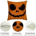 thumbnail image 5 of Halloween Pillow Covers Jack O Lantern Throw Pillow Case Spooky Face Mummy Black Cat Fran.kens-tein Decor Halloween Decorations for Home Party, 5 of 6